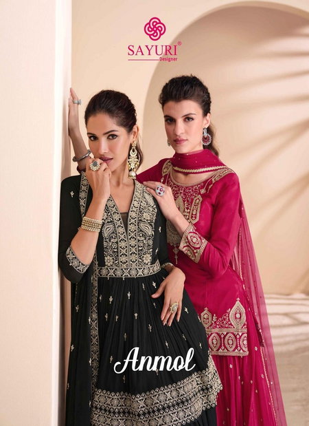 Anmol By Sayuri Designer Chinon Silk Lehenga Choli Exporters In India